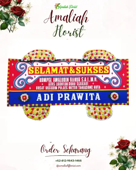 Papan Bunga Ucapan Selamat Jrambe